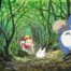 Mei folgt Totoro in seinen Bau